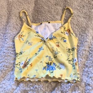 Floral tank top